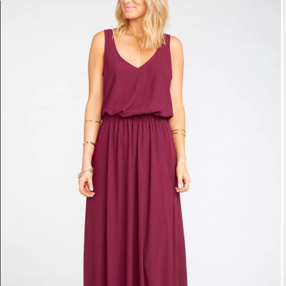 Bridesmaid maxi dress